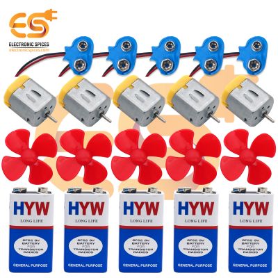 DIY Combo Kit | Motors | Propellers | Battery Clips |  Batteries (20 pcs)